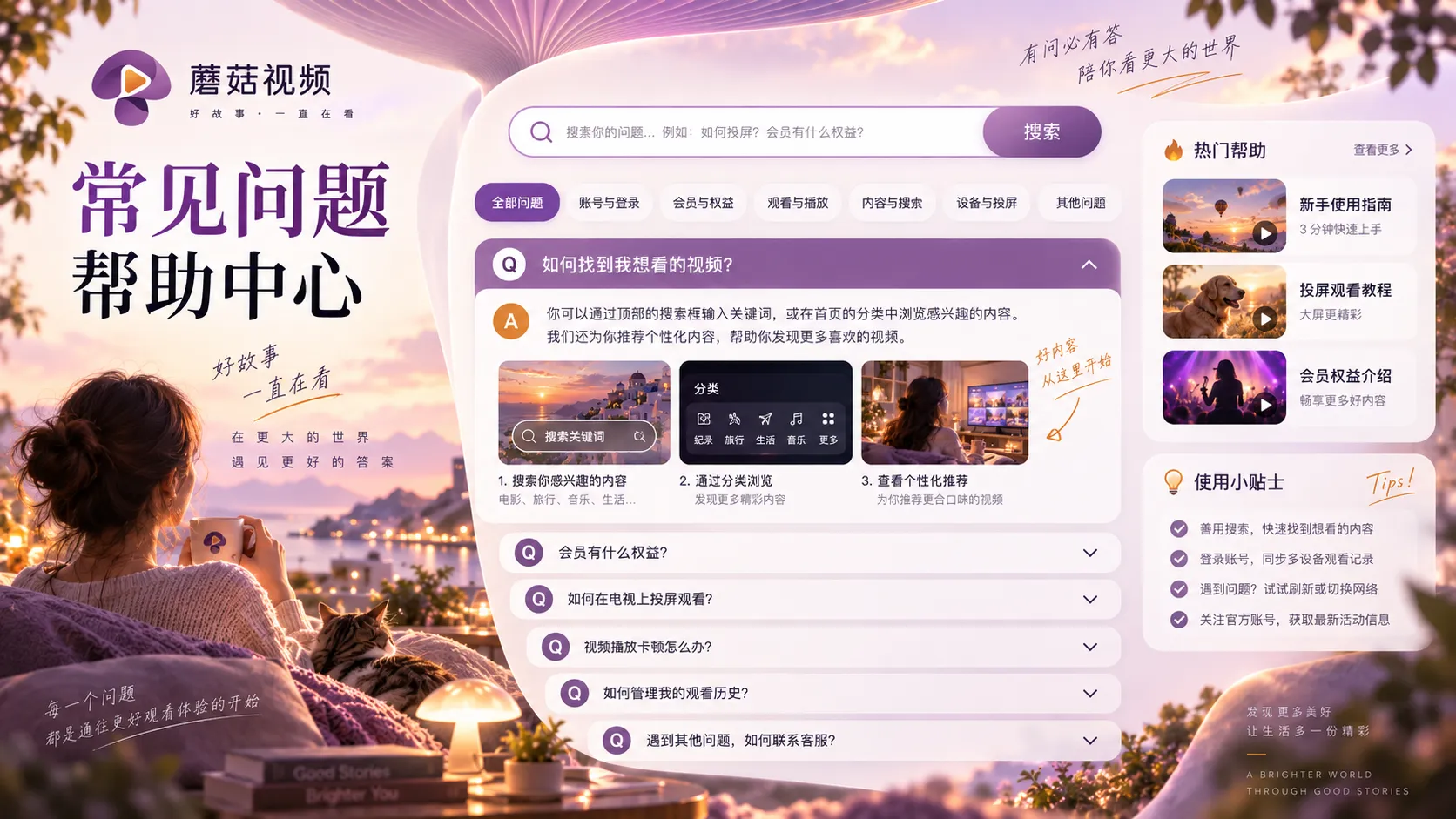蘑菇视频官网常见问题说明